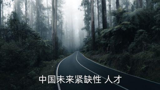 中國未來緊缺性 人才
