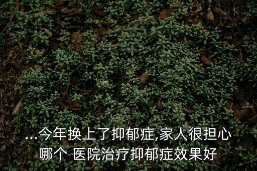 ...今年換上了抑郁癥,家人很擔心哪個 醫(yī)院治療抑郁癥效果好