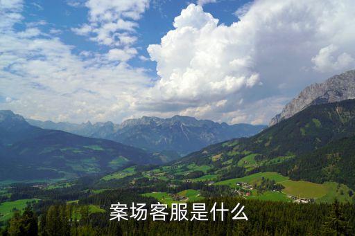 案場(chǎng)是什么意思,案場(chǎng)客服是什么