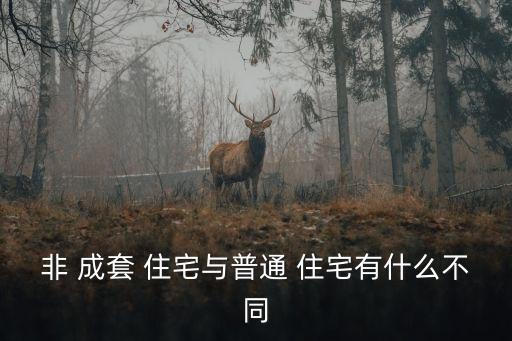 非成套住宅,城鎮(zhèn)住宅用地非成套住宅