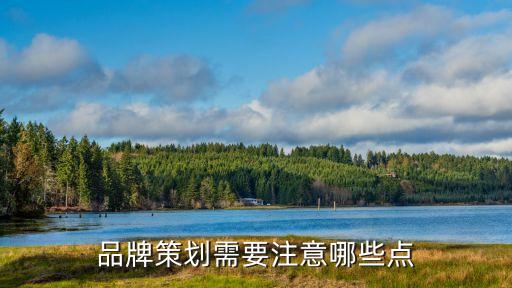 品牌策劃需要注意哪些點(diǎn)