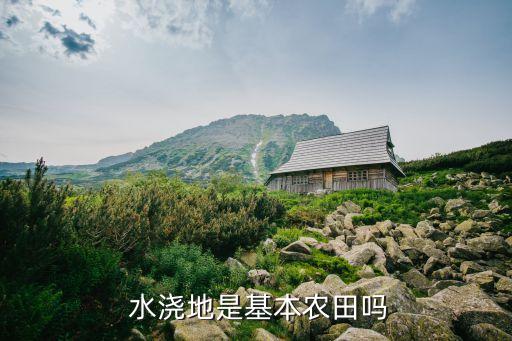 水澆地是基本農(nóng)田嗎