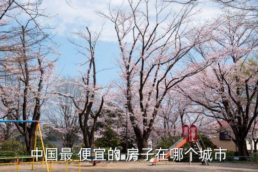 中國最 便宜的 房子在哪個城市