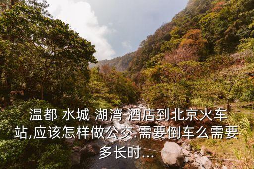 溫都水城湖灣酒店,北京溫都水城湖灣酒店