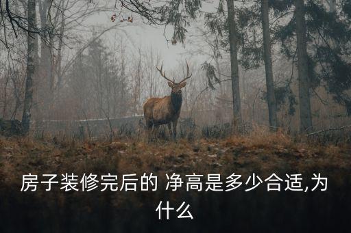 房屋凈高