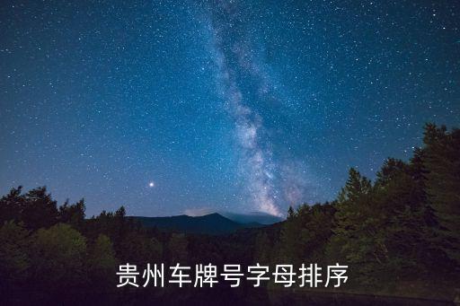 貴州牌照
