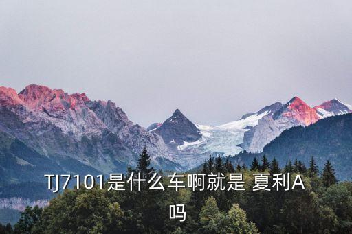 TJ7101是什么車啊就是 夏利A 嗎
