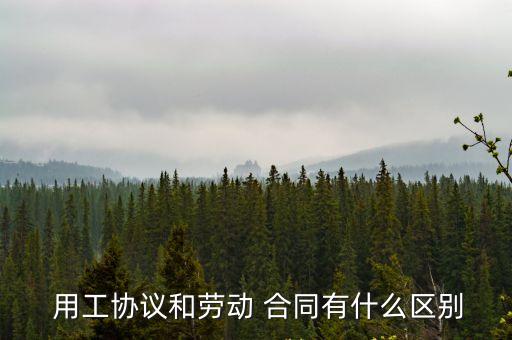 用工合同的法律依據(jù)是什么