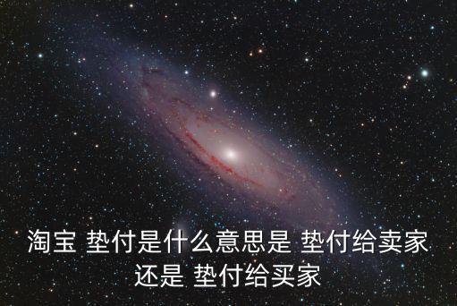 墊付是什么意思,寄拍墊付是什么意思