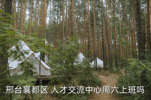 邢臺(tái)襄都區(qū) 人才交流中心周六上班嗎