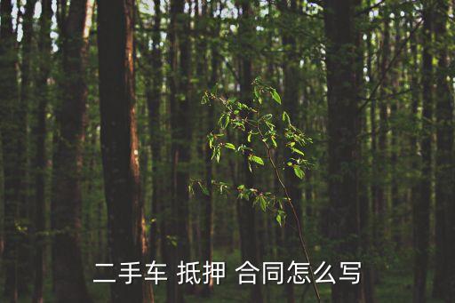 個(gè)人車輛抵押合同簡單范本,個(gè)人簽訂的車輛抵押合同