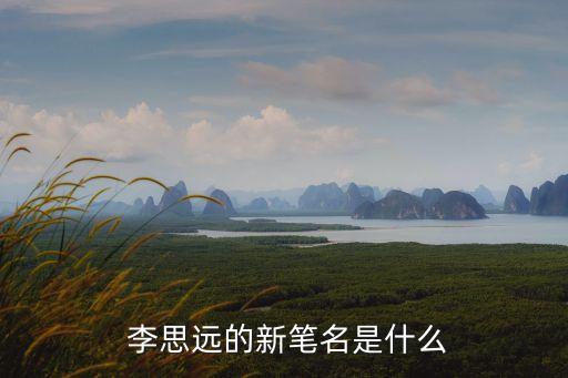 李思遠(yuǎn)