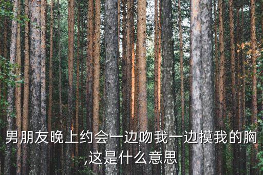 男朋友晚上約會一邊吻我一邊摸我的胸,這是什么意思