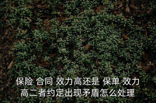 保單與保險(xiǎn)合同法律效力的區(qū)別,保險(xiǎn)合同復(fù)印件有法律效力嗎