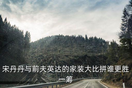 宋丹丹與前夫英達(dá)的家裝大比拼誰更勝一籌