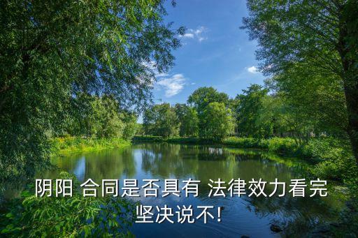 陰陽(yáng)合同有什么法律責(zé)任,合同造假有什么法律責(zé)任
