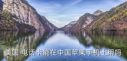 美國電話卡