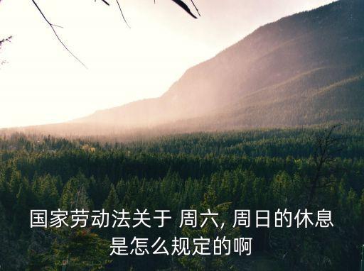 國家勞動法關(guān)于 周六, 周日的休息是怎么規(guī)定的啊