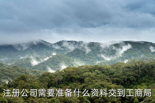 注冊公司需要準備什么資料交到工商局