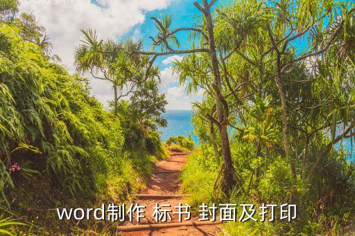 標書封面