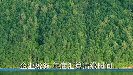 納稅年度