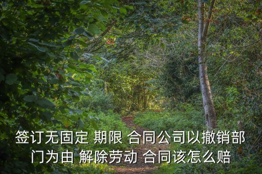 無(wú)固定期限合同解除賠償標(biāo)準(zhǔn)舉例