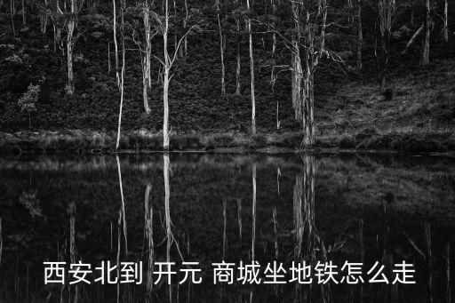  西安北到 開元 商城坐地鐵怎么走