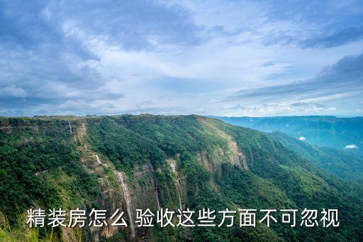 精裝房驗(yàn)收