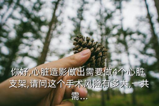 你好,心臟造影做出需要做4個(gè)心臟 支架,請(qǐng)問這個(gè)手術(shù)風(fēng)險(xiǎn)有多大,一共需...