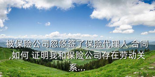 誤導簽合同怎么辦能證明,被誤導簽合同怎么辦