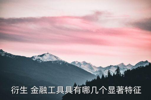衍生金融資產(chǎn)