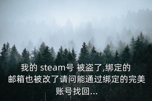 我的 steam號 被盜了,綁定的 郵箱也被改了請問能通過綁定的完美 賬號找回...