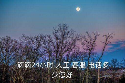 滴滴客服電話人工服務