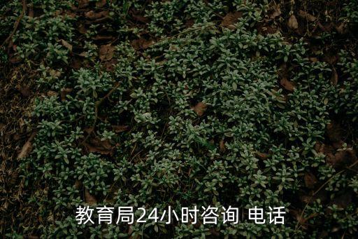  教育局24小時咨詢 電話