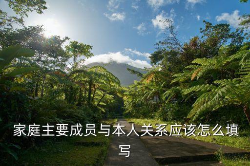 家庭關(guān)系怎么填,爺爺奶奶家庭關(guān)系怎么填
