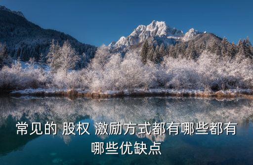 股權(quán)激勵(lì)的四種主要模式,員工入股分紅激勵(lì)方案