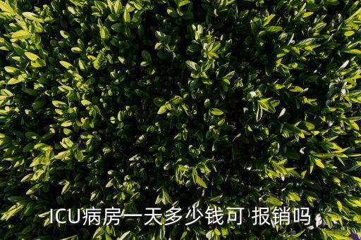 ICU病房一天多少錢(qián)可 報(bào)銷(xiāo)嗎