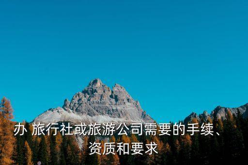 旅行社出境游資質(zhì)
