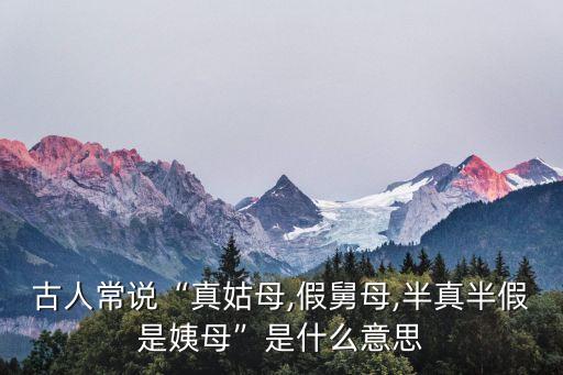 舅媽是什么