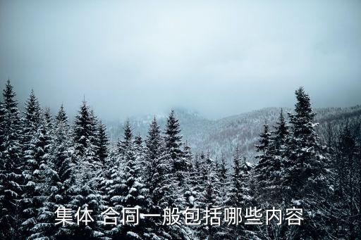 集體合同