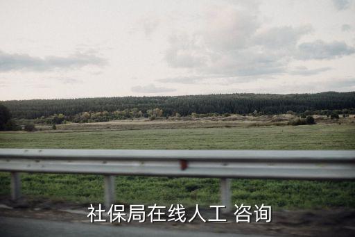  社保局在線人工 咨詢