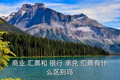 銀行匯票和銀行承兌匯票的區(qū)別,銀行承兌匯票承兌流程