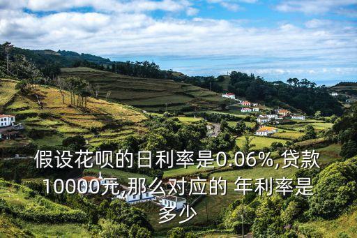 花唄年利率,怎么查看花唄年利率