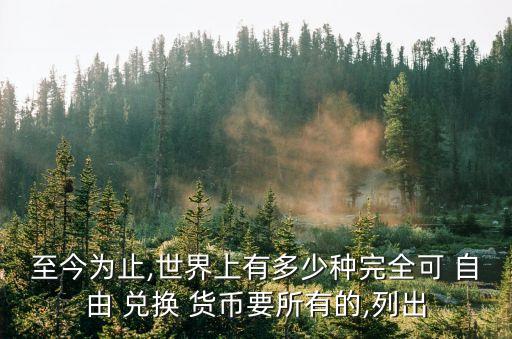 自由兌換貨幣,美元日元歐元都是自由兌換貨幣