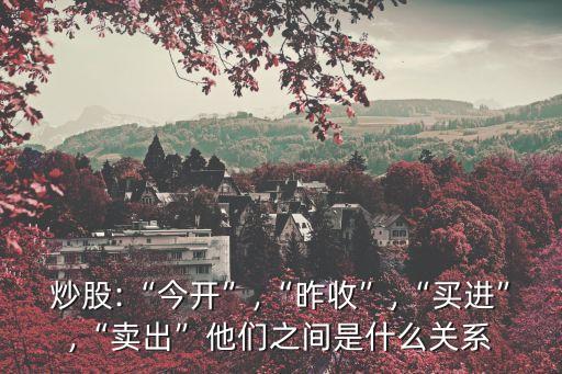 買(mǎi)進(jìn)賣(mài)出