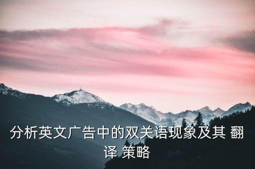 十種翻譯策略方法,英漢翻譯的八大技巧