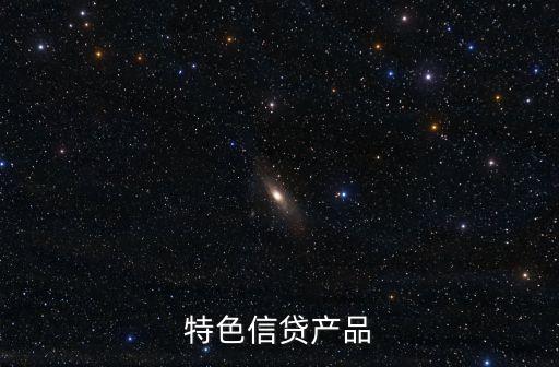 特色信貸產(chǎn)品