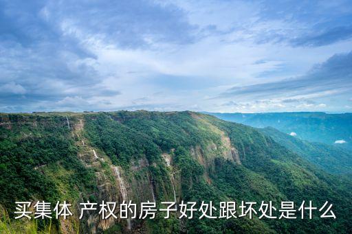 買集體 產(chǎn)權(quán)的房子好處跟壞處是什么