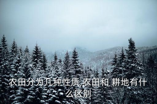 五種耕地類型,基本農(nóng)田衛(wèi)星地圖查詢