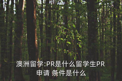 澳洲pr申請條件,澳洲移民新政策2023